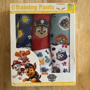 3T (28-38lbs) Toddler PAW Patrol 6pk Training Underwear